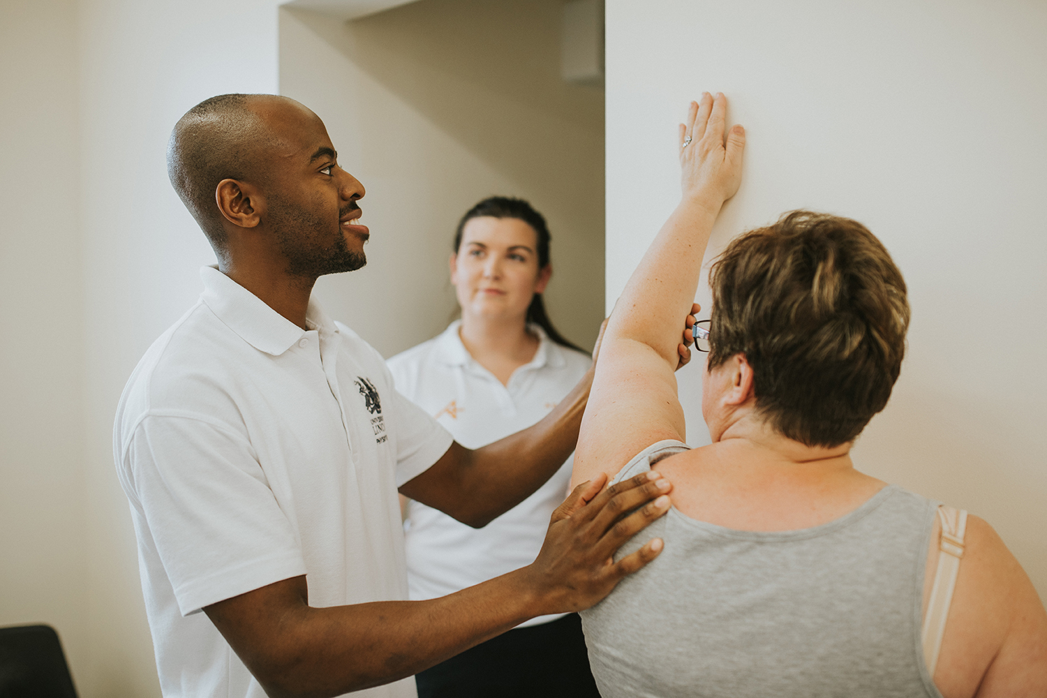 Physiotherapy student placement with Gameli