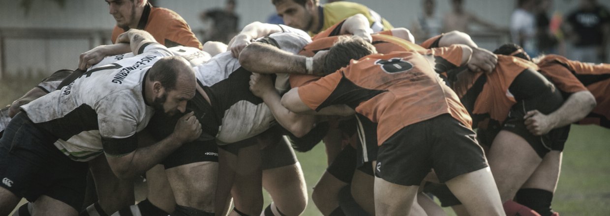 Rugby scrum