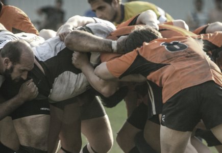 Rugby scrum