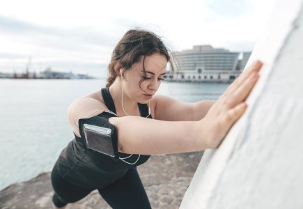 Woman running